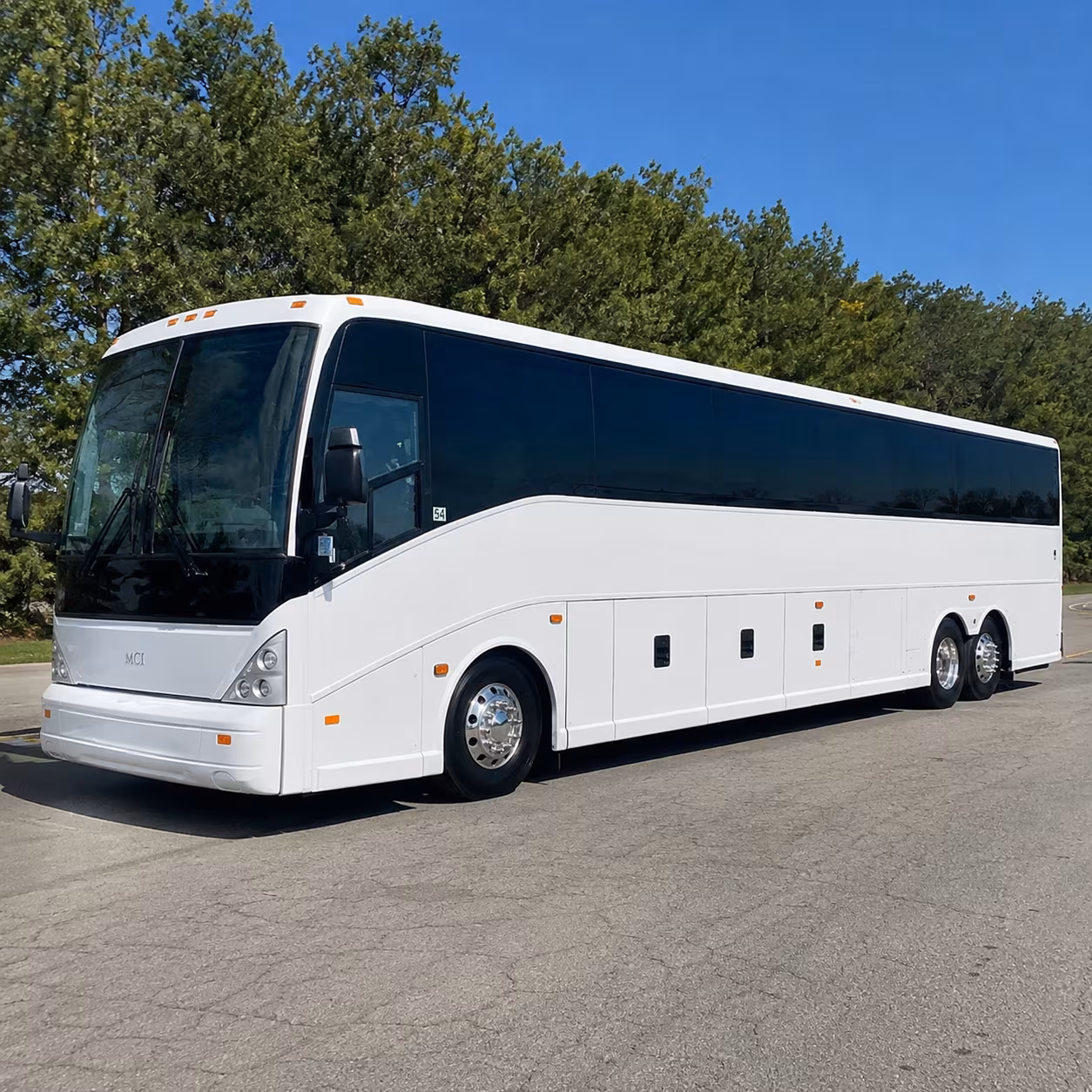 56 passenger charter bus