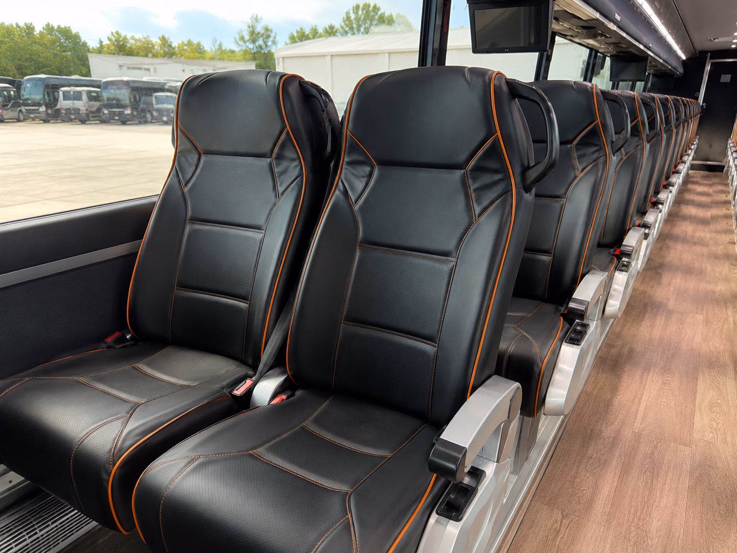 long distance buses for away games and multi city sports trips